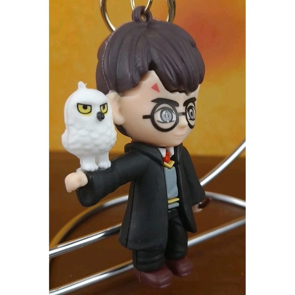 Harry‎ Potter With White Owl Keychain Backpack Clip PVC